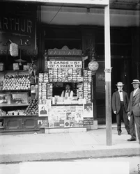 Smallest News and Post Card Stand in New Orleans, La., 103 Royal Street